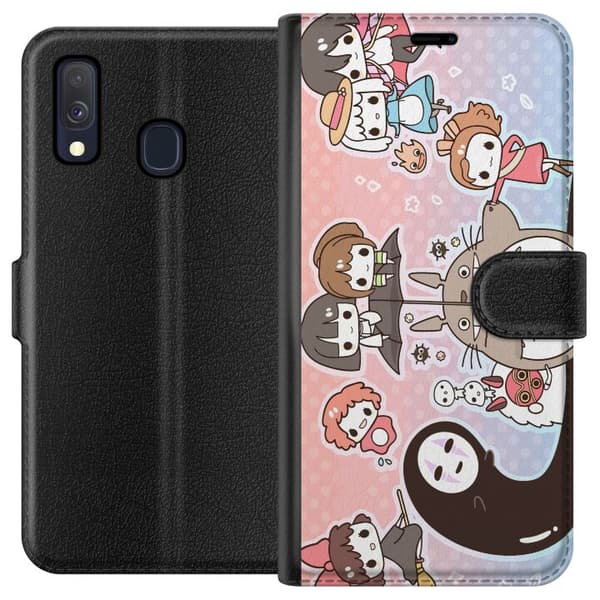 Kompatibelt Plånboksfodral till Samsung Galaxy A40 Kawaii