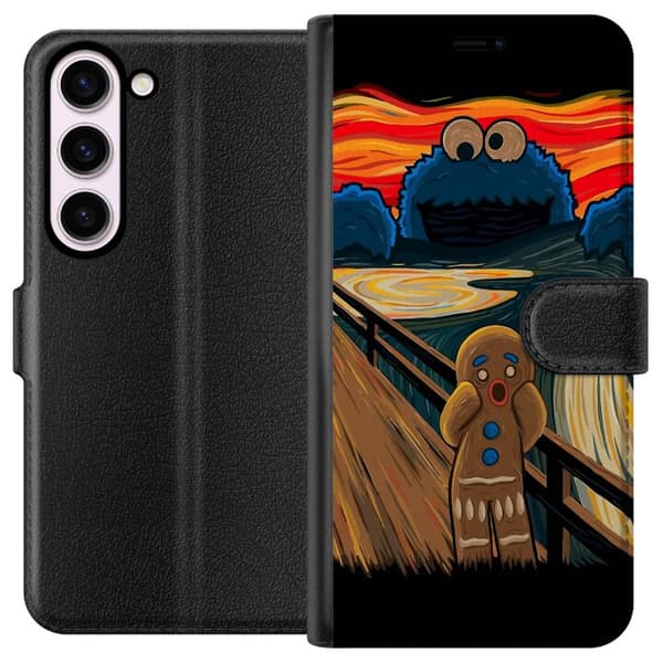 Kompatibel Tegnebogsetui til Samsung Galaxy S23 Kagemonsteret