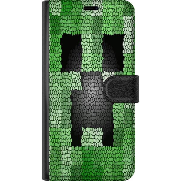 Kompatibelt Plånboksfodral till Samsung Galaxy A32 5G Creeper / Minecraft
