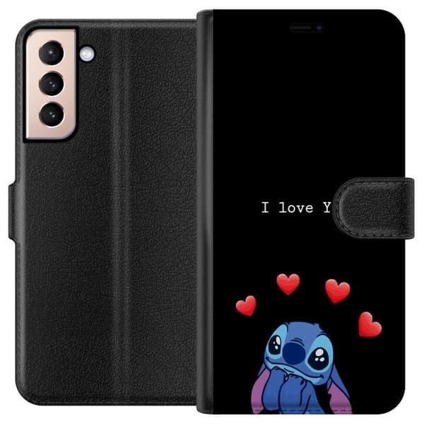 Kompatibel Tegnebogsetui til Samsung Galaxy S21 Stitch Kærlighed