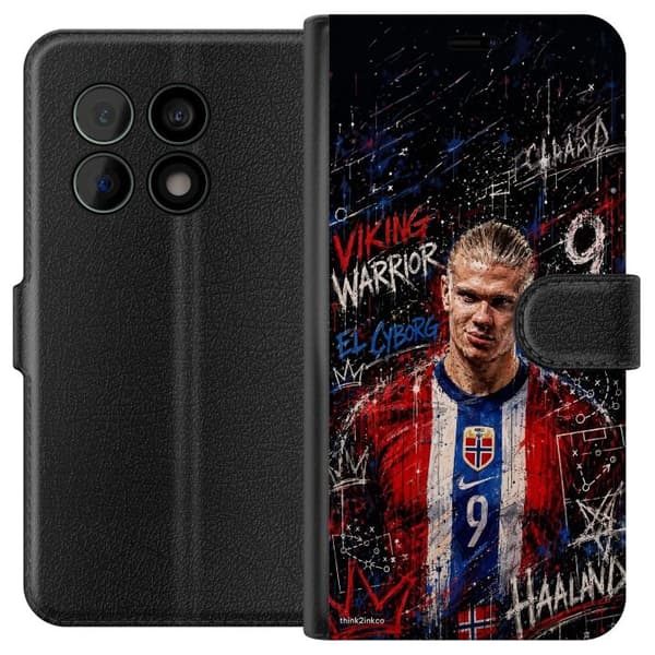 Kompatibel Tegnebogsetui til OnePlus 10 Pro Erling Haaland graffiti