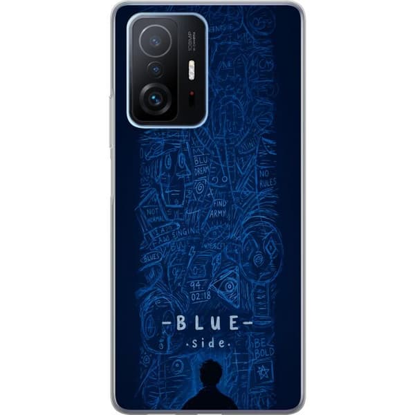 Kompatibelt Mobildeksel til Xiaomi 11T Pro Blue Side illustration