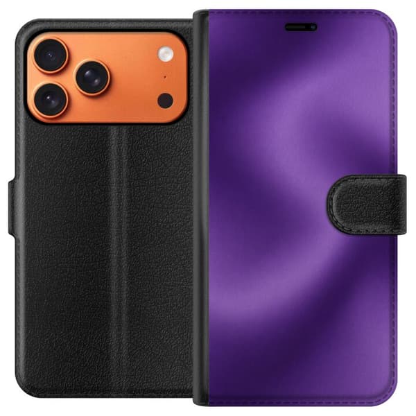 Kompatibelt Lommeboketui til Apple iPhone 17 Pro Max Lilla bevegelse