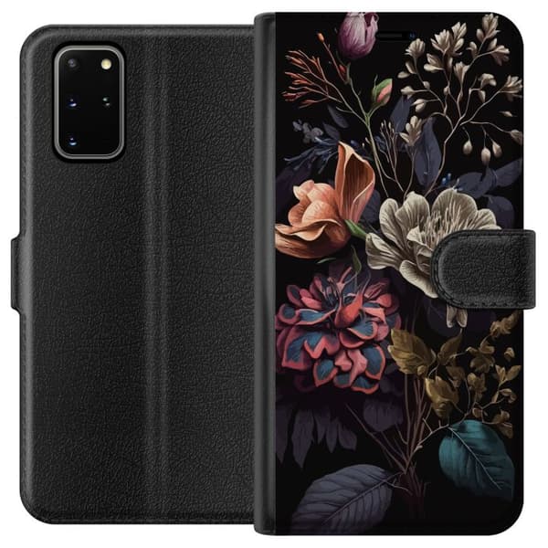 Kompatibelt Plånboksfodral till Samsung Galaxy S20+ Blommor