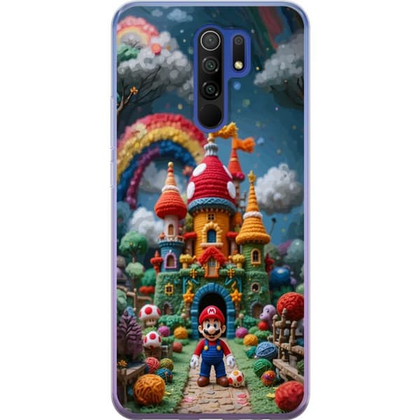Kompatibelt Mobildeksel til Xiaomi Redmi 9 Super Mario-inspirert eventyrtema