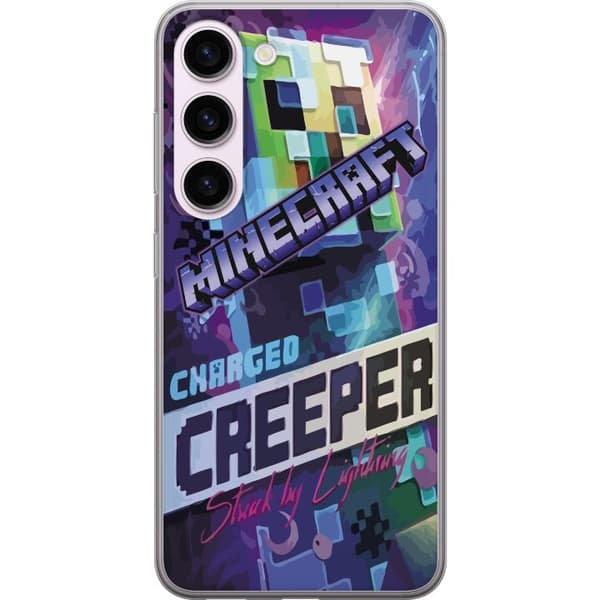Kompatibelt Mobilskal till Samsung Galaxy S23 Minecraft