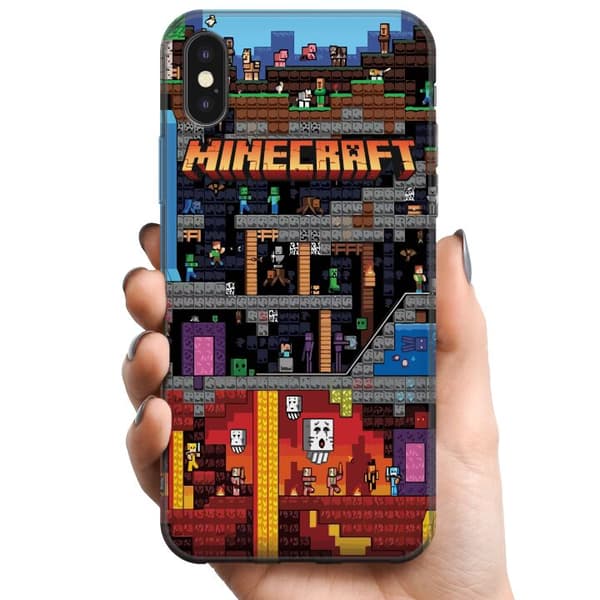 Kompatibelt Mobildeksel til Apple iPhone XS Minecraft