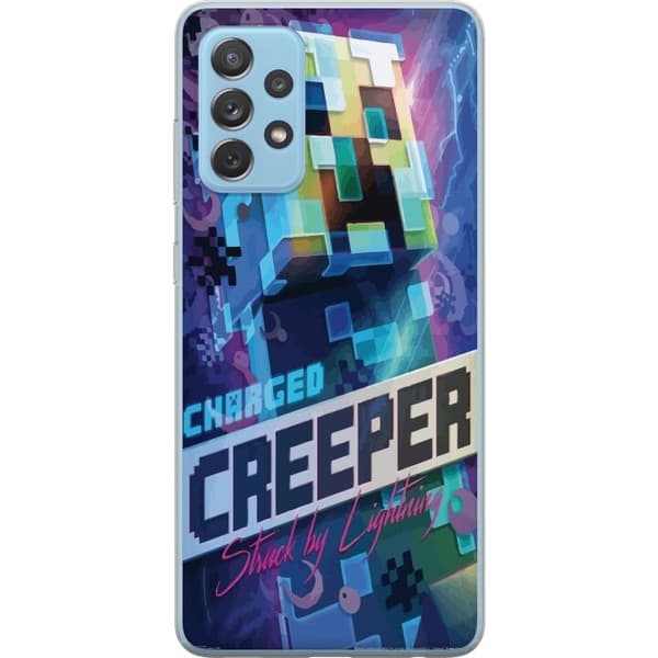 Kompatibelt Mobilskal till Samsung Galaxy A52 5G Minecraft Creeper