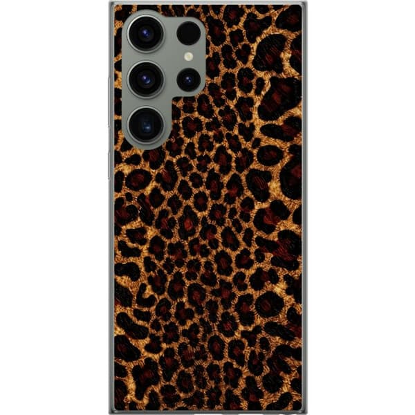 Kompatibelt Mobildeksel til Samsung Galaxy S23 Ultra Leopardikon