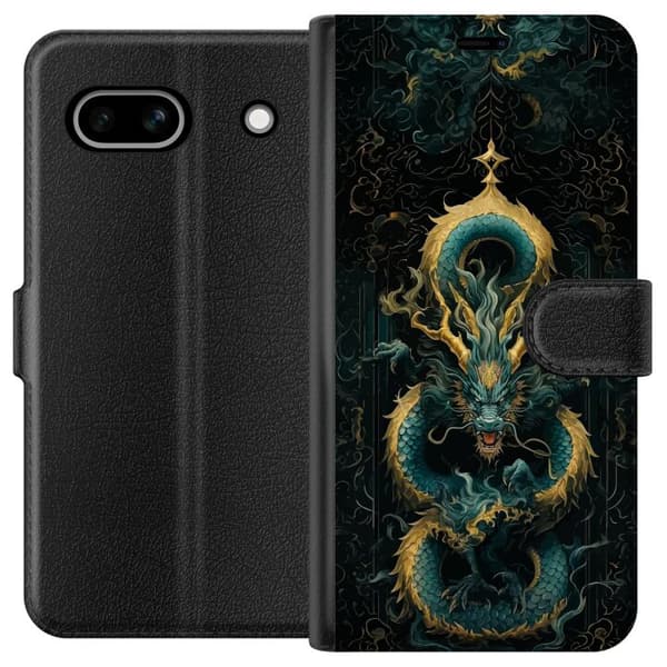 Kompatibel Tegnebogsetui til Google Pixel 7a Asiatisk drake