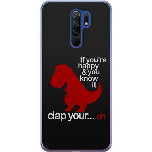Kompatibelt Mobilskal till Xiaomi Redmi 9 Dinosaurie