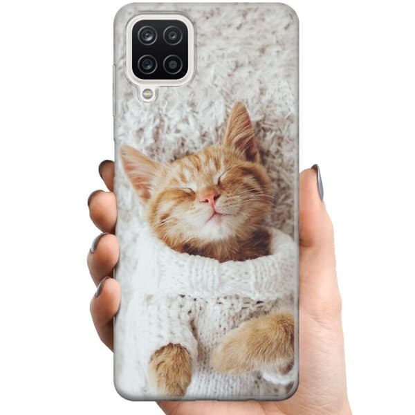 Kompatibelt Mobildeksel til Samsung Galaxy A12 Katt