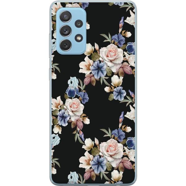 Kompatibelt Mobilskal till Samsung Galaxy A52 5G Blommor