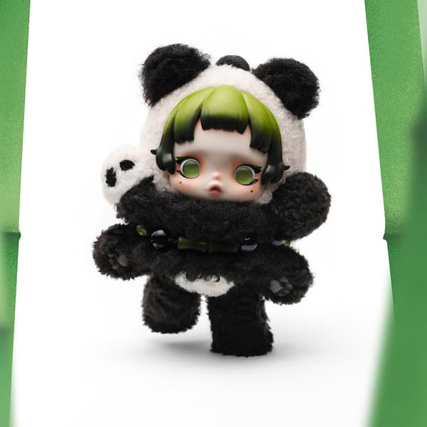 Pop Mart SKULLPANDA Lazy Panda Plush Doll Pendant