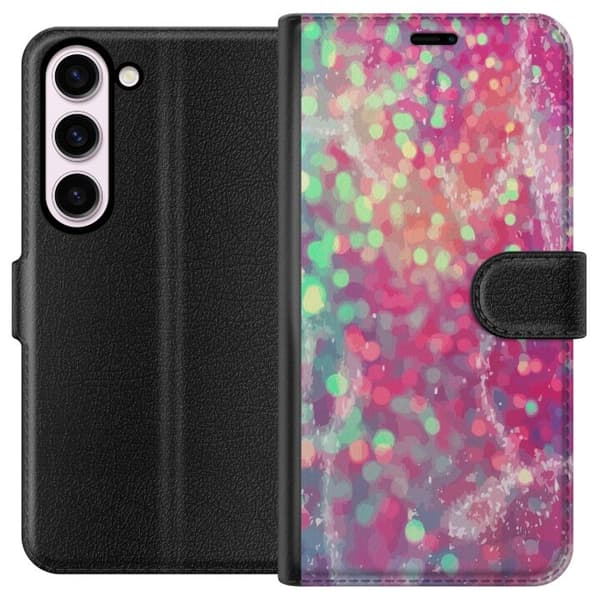 Kompatibel Tegnebogsetui til Samsung Galaxy S23 Glitter