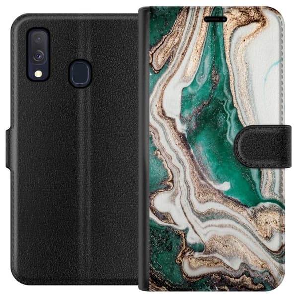 Kompatibelt Plånboksfodral till Samsung Galaxy A40 Mönster