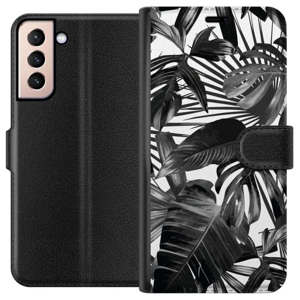 Kompatibelt Lommeboketui til Samsung Galaxy S21 Blad