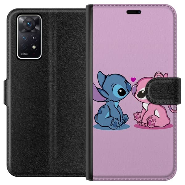 Kompatibelt Plånboksfodral till Xiaomi Redmi Note 11 Pro 5G Lilo and Stitch