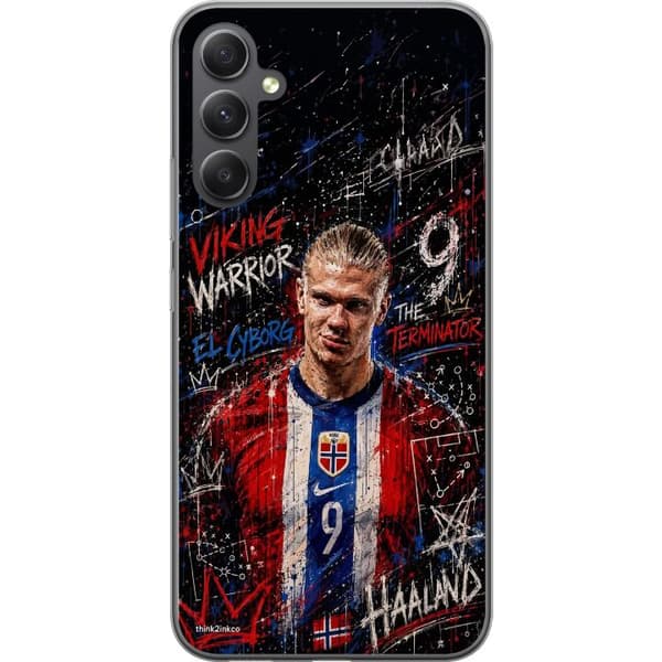Kompatibelt Mobildeksel til Samsung Galaxy A16 5G Erling Haaland graffiti