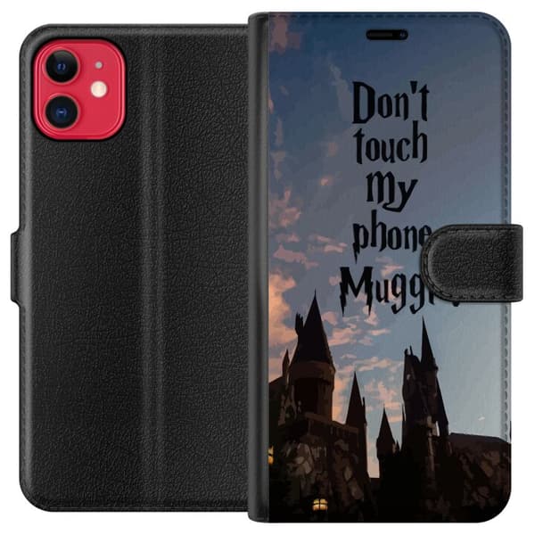 Kompatibelt Plånboksfodral till Apple iPhone 11 Harry Potter Text