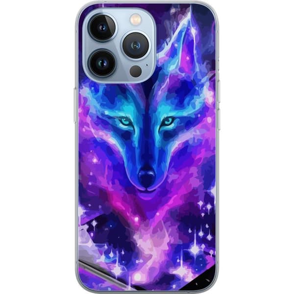 Kompatibelt Mobildeksel til Apple iPhone 13 Pro Neon Ulv