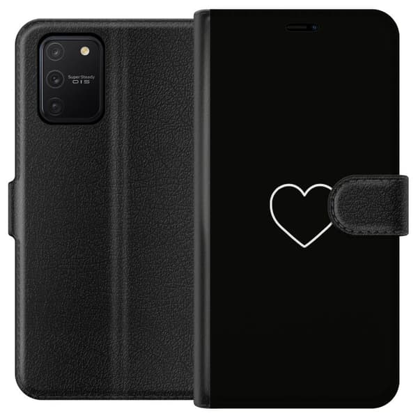 Kompatibelt Lommeboketui til Samsung Galaxy S10 Lite Hjerte