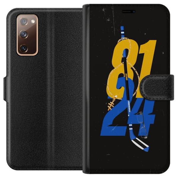 Kompatibel Tegnebogsetui til Samsung Galaxy S20 FE Hockeynummer med klubba