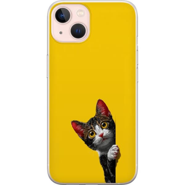Kompatibelt Mobildeksel til Apple iPhone 13 Søtt kattemotiv med stilig design