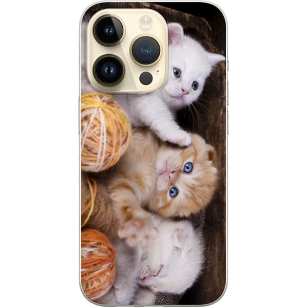 Kompatibelt Mobilskal till Apple iPhone 14 Pro Katter