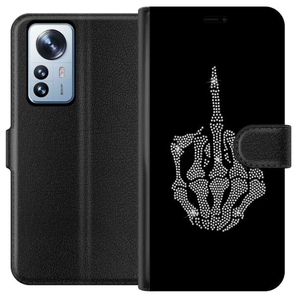 Kompatibel Tegnebogsetui til Xiaomi 12 Pro Fuck dig Bling