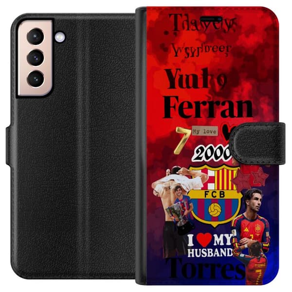 Kompatibel Tegnebogsetui til Samsung Galaxy S21 Ferran Torres