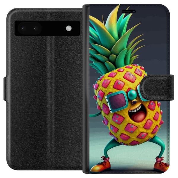 Yhteensopiva Lompakkokotelo Google Pixel 6a Ananas