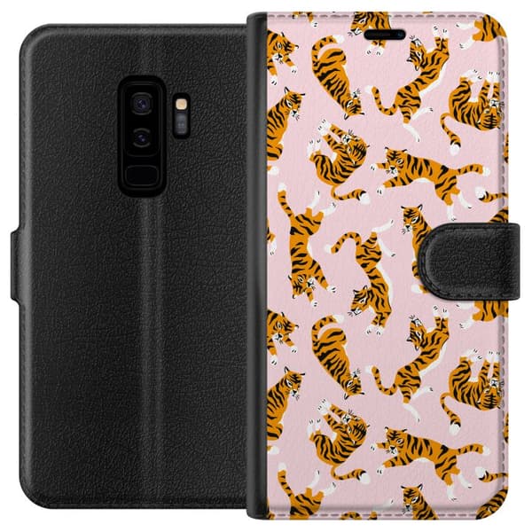 Kompatibelt Plånboksfodral till Samsung Galaxy S9+ Tiger