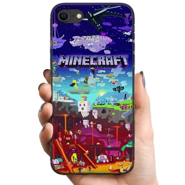 Kompatibel Mobilcover til Apple iPhone 8 MineCraft