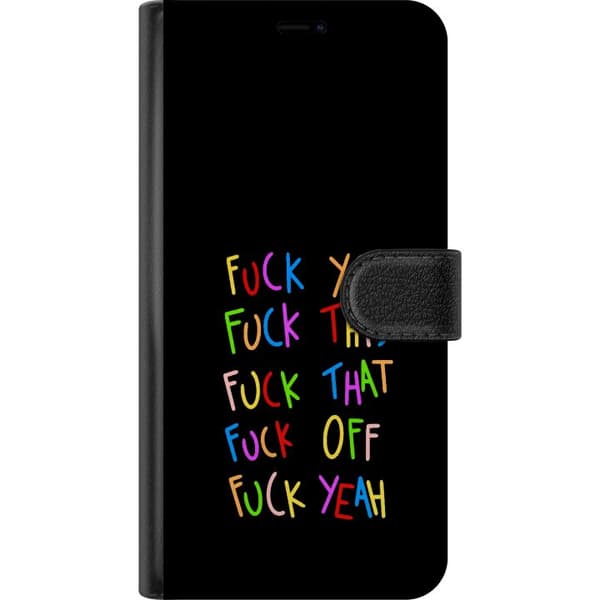Kompatibel Tegnebogsetui til Apple iPhone 14 Plus Färgglada svordomar