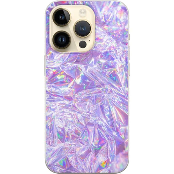 Kompatibelt Mobilskal till Apple iPhone 14 Pro Holographic Diamonds