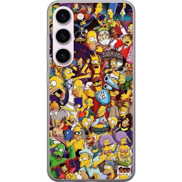 Kompatibelt Mobilskal till Samsung Galaxy S23 Simpsons