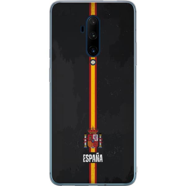 Kompatibelt Mobildeksel til OnePlus 7T Pro Stilig design med Spanias flagg