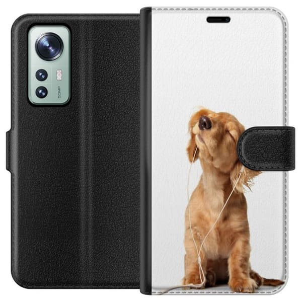Kompatibel Tegnebogsetui til Xiaomi 12 Hund