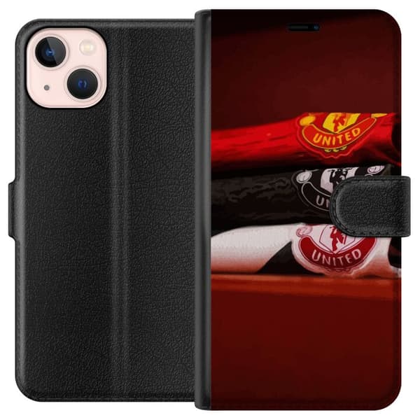Kompatibelt Plånboksfodral till Apple iPhone 13 mini Manchester United