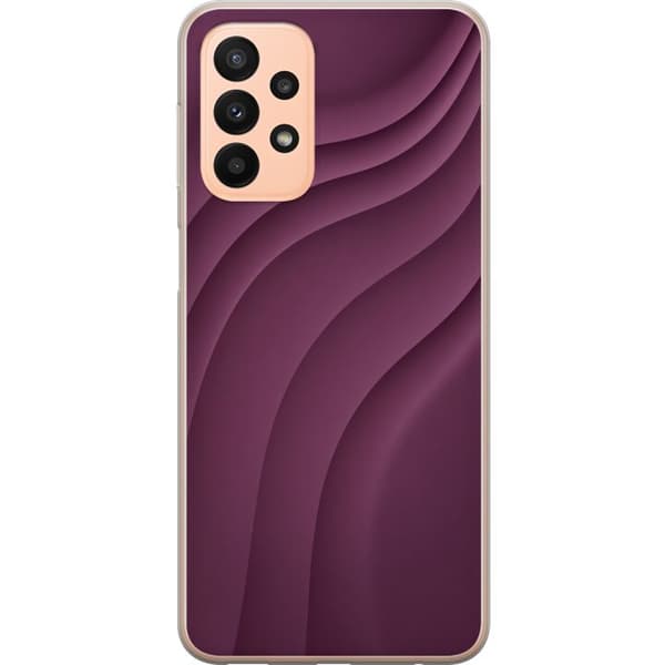 Kompatibelt Mobilskal till Samsung Galaxy A23 Plum Motion