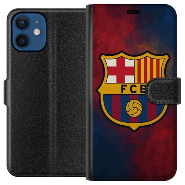 Kompatibelt Plånboksfodral till Apple iPhone 12 Barcelona emblem