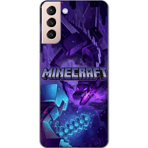 Kompatibelt Mobildeksel til Samsung Galaxy S21 Minecraft