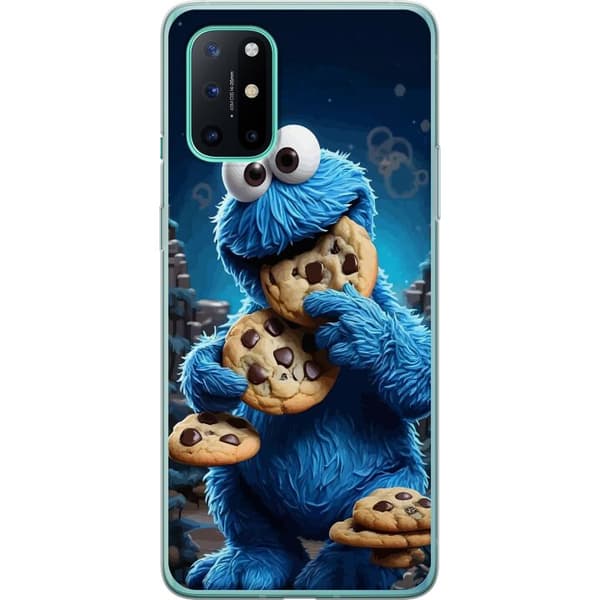 Kompatibelt Mobildeksel til OnePlus 8T Klassiskt Kakemonster med store sjokoladekaker