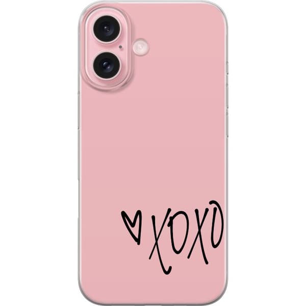 Kompatibelt Mobildeksel til Apple iPhone 16 XOXOXO