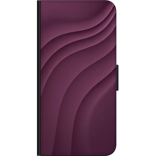 Kompatibelt Plånboksfodral till Xiaomi Redmi Note 9 4G Plum Motion