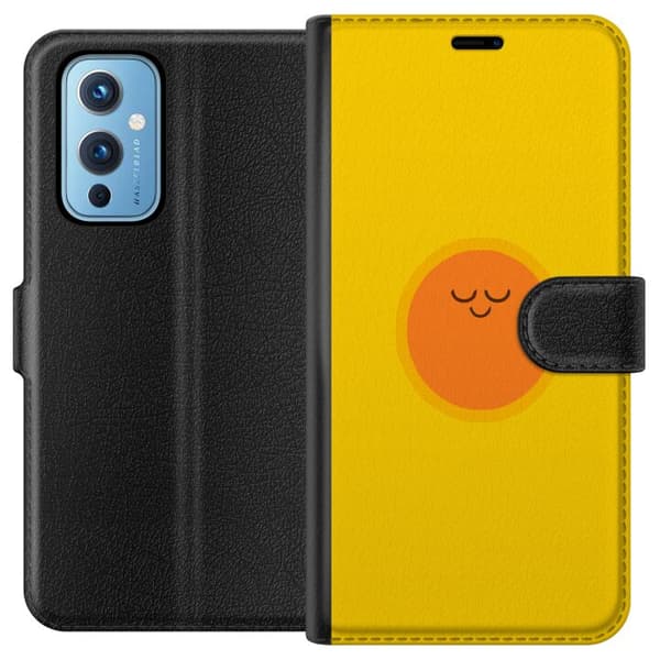 Kompatibelt Plånboksfodral till OnePlus 9 Sovande solfigur