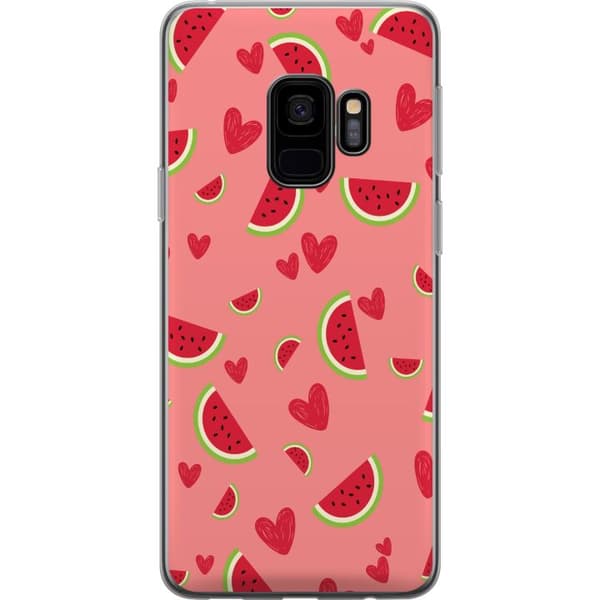 Kompatibelt Mobildeksel til Samsung Galaxy S9 Vattenmelon och hjärtan