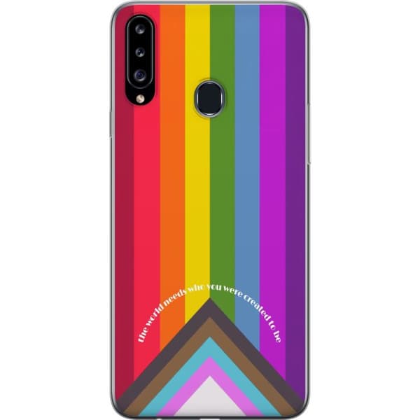 Kompatibelt Mobildeksel til Samsung Galaxy A20s Hei verden!