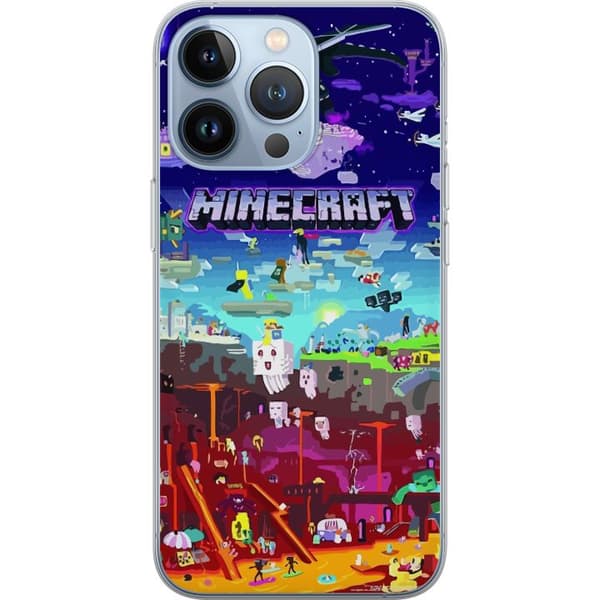 Kompatibelt Mobilskal till Apple iPhone 13 Pro MineCraft